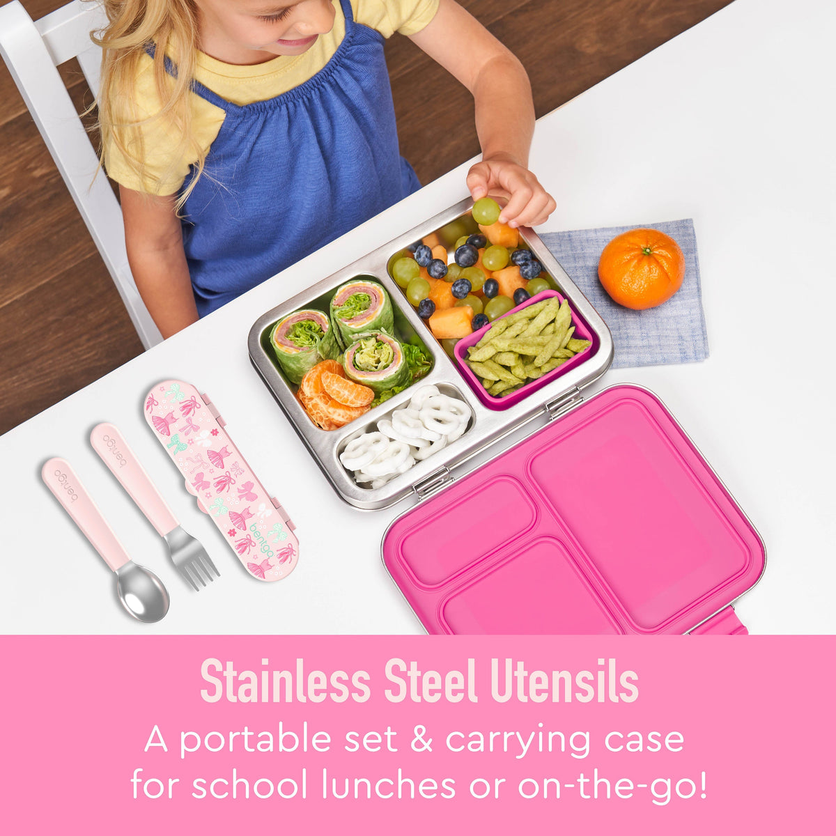 Bentgo Kids Stainless Steel Utensil Set