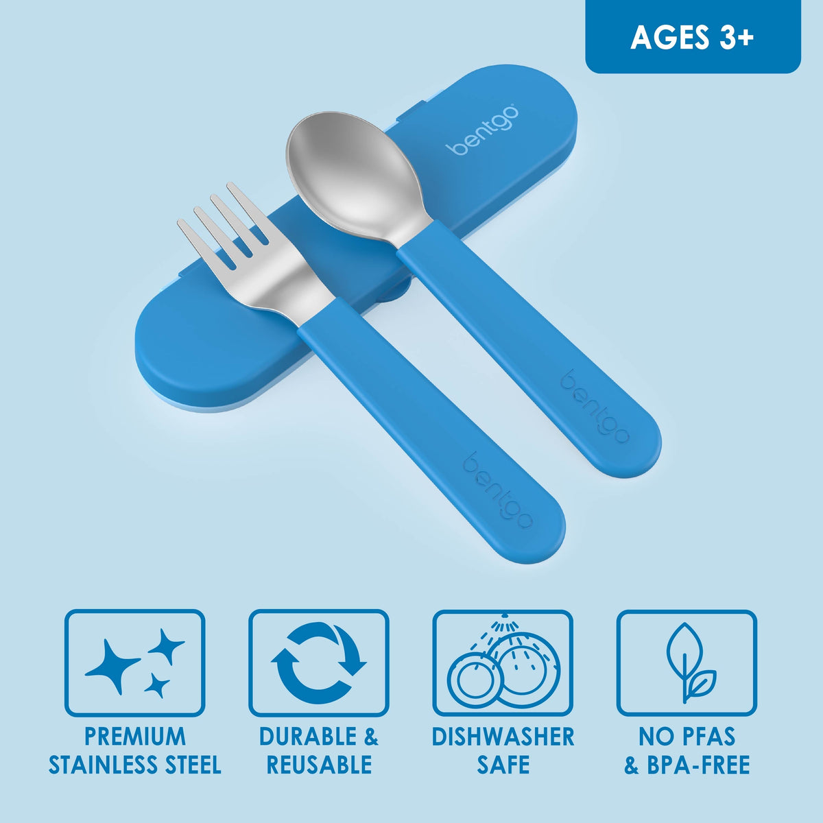 Bentgo Kids Stainless Steel Utensil Set