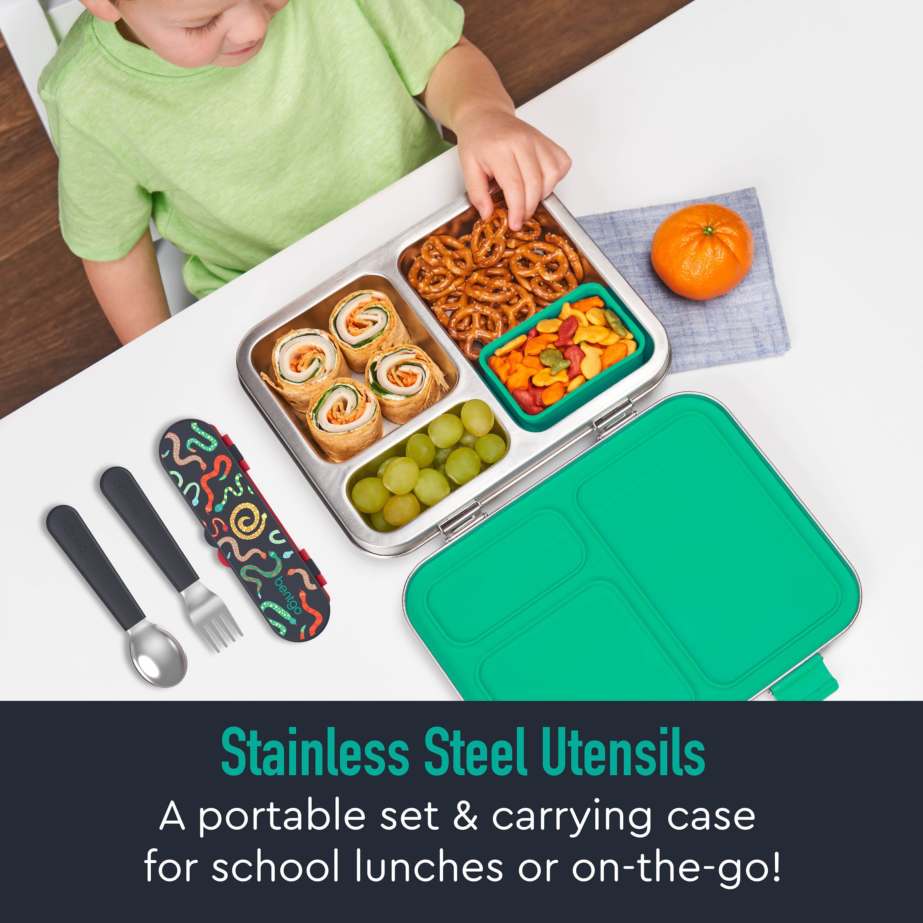 Bentgo Kids Stainless Steel Utensil Set